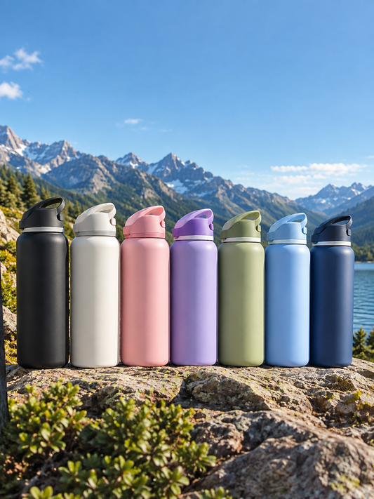 FlowSip Hydra - Insulated Stainless Steel Water Bottle